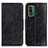 Coque Portefeuille Livre Cuir Etui Clapet M02L pour Nokia XR21 Noir