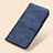 Coque Portefeuille Livre Cuir Etui Clapet M02L pour Realme V11s 5G Bleu