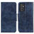 Coque Portefeuille Livre Cuir Etui Clapet M02L pour Samsung Galaxy M54 5G Bleu Petit