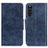 Coque Portefeuille Livre Cuir Etui Clapet M02L pour Sony Xperia 10 III Bleu