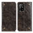 Coque Portefeuille Livre Cuir Etui Clapet M04L pour Oppo A95 5G Bronze