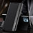 Coque Portefeuille Livre Cuir Etui Clapet M05 pour Apple iPhone 15 Pro Noir
