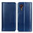 Coque Portefeuille Livre Cuir Etui Clapet M05L pour Samsung Galaxy XCover 5 SM-G525F Bleu