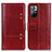 Coque Portefeuille Livre Cuir Etui Clapet M06L pour Xiaomi Redmi Note 11S 5G Rouge