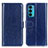 Coque Portefeuille Livre Cuir Etui Clapet M07L pour Motorola Moto Edge Lite 5G Bleu
