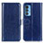 Coque Portefeuille Livre Cuir Etui Clapet M07L pour Motorola Moto Edge S Pro 5G Bleu