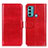 Coque Portefeuille Livre Cuir Etui Clapet M07L pour Motorola Moto G40 Fusion Rouge