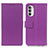 Coque Portefeuille Livre Cuir Etui Clapet M08L pour Motorola MOTO G52 Violet