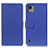 Coque Portefeuille Livre Cuir Etui Clapet M08L pour Nokia C110 Bleu