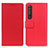 Coque Portefeuille Livre Cuir Etui Clapet M08L pour Sony Xperia 1 III Rouge