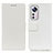 Coque Portefeuille Livre Cuir Etui Clapet M08L pour Xiaomi Mi 12X 5G Blanc