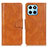 Coque Portefeuille Livre Cuir Etui Clapet M09L pour Huawei Honor X8a 5G Marron