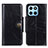 Coque Portefeuille Livre Cuir Etui Clapet M12L pour Huawei Honor X6S Noir