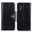 Coque Portefeuille Livre Cuir Etui Clapet M12L pour Samsung Galaxy XCover 5 SM-G525F Noir