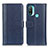Coque Portefeuille Livre Cuir Etui Clapet M13L pour Motorola Moto E20 Bleu