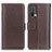 Coque Portefeuille Livre Cuir Etui Clapet M14L pour OnePlus Nord CE 5G Marron Petit