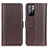 Coque Portefeuille Livre Cuir Etui Clapet M14L pour Xiaomi Poco M4 Pro 5G Marron Petit