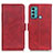 Coque Portefeuille Livre Cuir Etui Clapet M15L pour Motorola Moto G40 Fusion Rouge