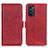 Coque Portefeuille Livre Cuir Etui Clapet M15L pour Motorola Moto G52j 5G Rouge