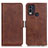 Coque Portefeuille Livre Cuir Etui Clapet M15L pour Nokia C22 Marron