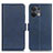 Coque Portefeuille Livre Cuir Etui Clapet M15L pour Oppo Reno9 Pro+ Plus 5G Bleu