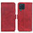 Coque Portefeuille Livre Cuir Etui Clapet M15L pour Samsung Galaxy M32 4G Rouge
