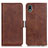 Coque Portefeuille Livre Cuir Etui Clapet M15L pour Sony Xperia Ace III SOG08 Marron