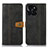 Coque Portefeuille Livre Cuir Etui Clapet M16L pour Huawei Honor X6a Noir Petit