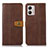 Coque Portefeuille Livre Cuir Etui Clapet M16L pour Motorola Moto G53y 5G Marron