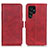 Coque Portefeuille Livre Cuir Etui Clapet M29L pour Samsung Galaxy S22 Ultra 5G Rouge