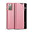 Coque Portefeuille Livre Cuir Etui Clapet N01 pour Samsung Galaxy Note 20 5G Or Rose
