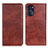 Coque Portefeuille Livre Cuir Etui Clapet N01P pour Motorola Moto G 5G (2022) Marron Petit