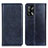 Coque Portefeuille Livre Cuir Etui Clapet N01P pour Oppo A74 4G Bleu