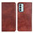 Coque Portefeuille Livre Cuir Etui Clapet N01P pour Samsung Galaxy F13 4G Marron