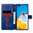 Coque Portefeuille Livre Cuir Etui Clapet N02 pour Huawei P40 Pro Petit