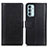 Coque Portefeuille Livre Cuir Etui Clapet N02P pour Samsung Galaxy M13 4G Noir