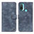 Coque Portefeuille Livre Cuir Etui Clapet N03P pour Motorola Moto E40 Bleu