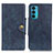 Coque Portefeuille Livre Cuir Etui Clapet N03P pour Motorola Moto Edge Lite 5G Bleu