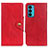 Coque Portefeuille Livre Cuir Etui Clapet N03P pour Motorola Moto Edge Lite 5G Rouge