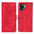 Coque Portefeuille Livre Cuir Etui Clapet N03P pour Oppo F19 Pro Rouge