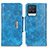 Coque Portefeuille Livre Cuir Etui Clapet N04P pour Realme 8 4G Petit