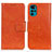 Coque Portefeuille Livre Cuir Etui Clapet N05P pour Motorola Moto G22 Orange