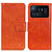 Coque Portefeuille Livre Cuir Etui Clapet N05P pour Xiaomi Mi 11 Ultra 5G Orange
