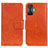 Coque Portefeuille Livre Cuir Etui Clapet N05P pour Xiaomi Poco F4 GT 5G Orange Petit