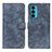 Coque Portefeuille Livre Cuir Etui Clapet N06P pour Motorola Moto Edge Lite 5G Bleu