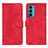 Coque Portefeuille Livre Cuir Etui Clapet N06P pour Motorola Moto Edge Lite 5G Rouge