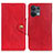 Coque Portefeuille Livre Cuir Etui Clapet N06P pour Oppo Reno8 Pro+ Plus 5G Rouge