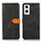 Coque Portefeuille Livre Cuir Etui Clapet N07P pour Oppo F21s Pro 5G Noir