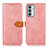 Coque Portefeuille Livre Cuir Etui Clapet N07P pour Samsung Galaxy M13 4G Rose