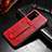 Coque Portefeuille Livre Cuir Etui Clapet N08 pour Samsung Galaxy Note 20 5G Rouge
